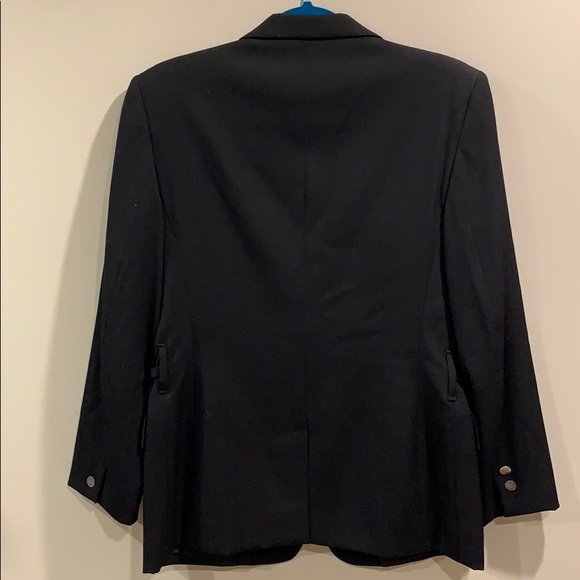 SOLD Vtg Gucci Black Wool Blazer Sz 44 (US 8) - Picture 5 of 9